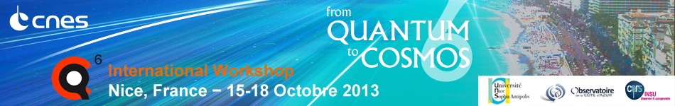 From Quantum to Cosmos 2013